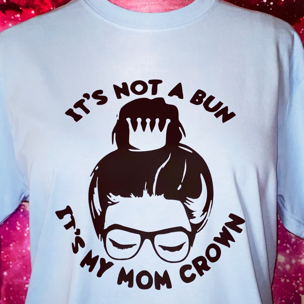 It’s not a bun it’s my mom crown - Picture 2 of 3